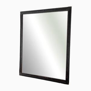 Miroir Mural Ancien avec Cadre en Bois Roselé et Noirci, Royaume-Uni, 19ème Siècle