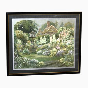 Cuadro de jardín en forma de cabaña, Inglaterra, años 90
