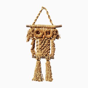 Rustic Brutalist Owl Sculpture, France, 1970