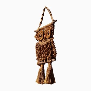 Rustic Brutalist Owl Sculpture, France, 1970