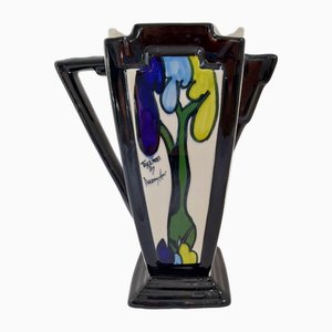 Art Deco Krug von Crown Devon, 1930er