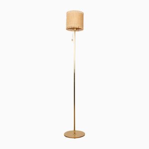 Lampadaire en Laiton avec Socle en Fonte par Bergboms, 1960