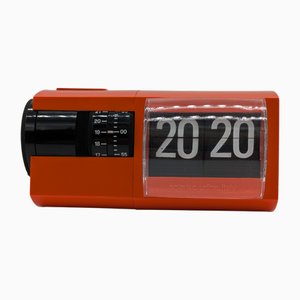 Orange Cifra 2 Tag Clock from Solari Udine, 1966