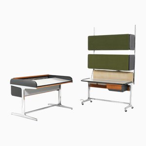 Action Büro Set von George Nelson für Herman Miller, 1960er, 3er Set