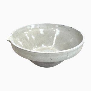 Large Stoneware Dairy Bowl, 1920s