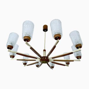 Large Danish Modern Style Chandelier, 1960s