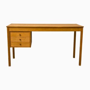 Bureau en Chêne avec Trois Tiroirs de Domino Møbler, 1970s
