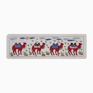 Uzbek Suzani Animal Cotton Tablecloth