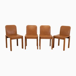 Chairs by Afra and Tobia Scarpa for Molteni, 1980, Set of 4