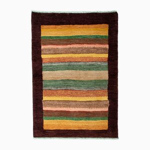 Tapis Gabbeh à Rayures Fait Main