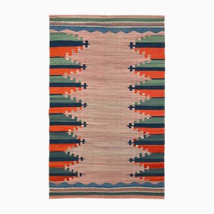 Tappeto Kilim in lana intrecciata a mano