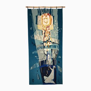 Mid-Century Handwoven Tapestry, 1960s