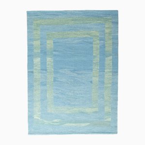 Modern Handwoven Geometrical Kilim Rug, 2000s
