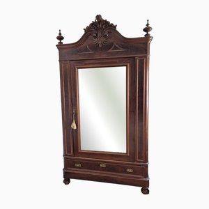 Antique Wardrobe with Mirror