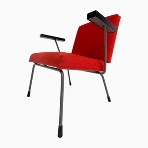 Poltrona modello 1401 rossa di Wim Rietveld per Gispen, anni '50
