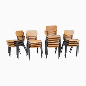 Chaises Vintage Industrielles, Set de 20