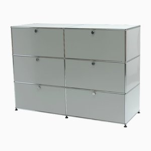Vintage Six-Module Metal Storage Unit from USM Haller, 2000s
