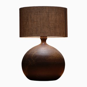 Lampe Boule en Grès, 1970s