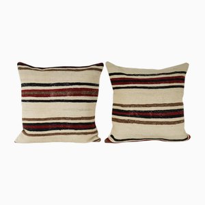 Turkish Hemp Cushion Covers, 2010s, Set of 2
