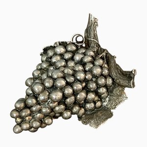 Mid-Century Modern Italian Silvered Signed Centerpiece, 1950s