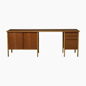 Bureau Scandinave en Teck et Chêne, 1950s-1960s