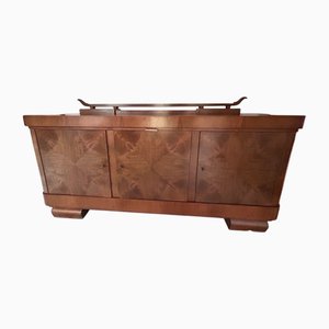 German Art Deco Bauhaus Sideboard in Walnut Veneer