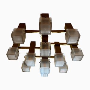 Ice Cube Lamp by Gaetano Sciolari for Milan Iluminacion, 1970s