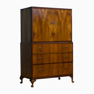 Meuble Tallboy Style Art Déco de Beithcraft, Royaume-Uni, 1950s