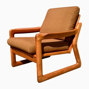 Butaca de teca de Komfort, Dinamarca, años 60