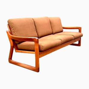 Divano a tre posti in teak di Komfort, Danimarca, anni '60