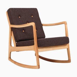 Danish Rocking Chair by Ole Wanscher, 1950s