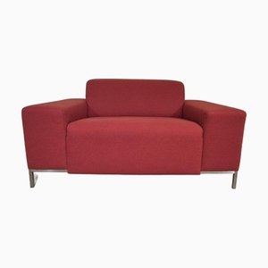Causeuse Elements en Laine Rouge par Bert Plantagie