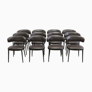 Caratos Dining Chairs attributed to Antonio Citterio for Maxalto, Set of 12