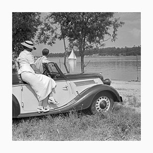 Heinz Pollmann, Ford Eifel Tour with a Couple, 1935 / 2025, Photograph