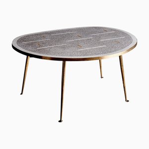 Tavolino da caffè in mosaico di Berthold Müller, Germania, anni '50