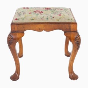 Queen Anne Stool in Walnut, 1890s
