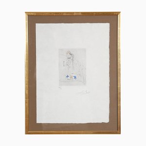 Salvador Dali, Petit nüs Ronsard, 20th Century, Etching