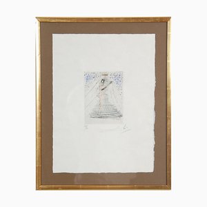 Salvador Dali, Petit nüs Ronsard, 20th Century, Etching