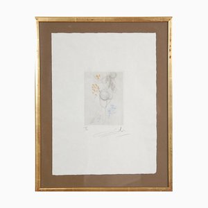 Salvador Dali, Petit nüs Ronsard, 20th Century, Etching