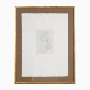 Salvador Dali, Petit nüs Ronsard, 20th Century, Etching