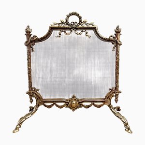 Antique Regency Brass Fireguard, 1900s