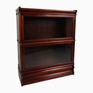 Modular Mahogany Bookcase with Under-Drawers from Globe-Wernicke