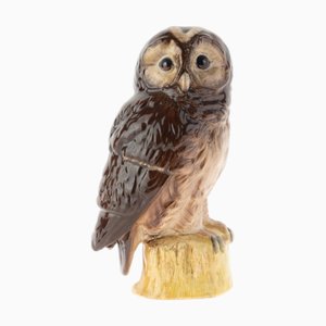English Porcelain Tawny Owl Whisky Figure from Royal Doulton