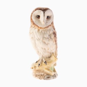 English Barn Owl Whisky Figure in Porcelain from Royal Doulton