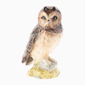 English Short-Eared Owl Scotch Whisky Figure in Porcelain from Royal Doulton