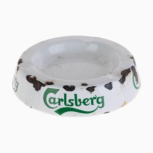 Posacenere pubblicitario in banda stagnata di Carlsberg