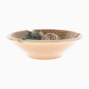 Mid-Century Glazed Ceramic Turtle Ashtray from Wade