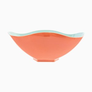 Mid Century Ceramic Pottery Red Jardiniere from Sylvac
