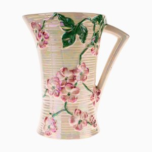 Pichet Floral en Céramique de Maling Lustreware