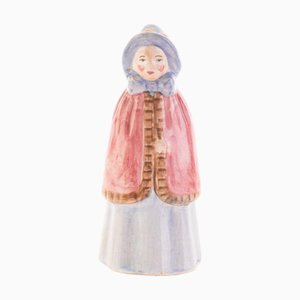 Art Deco Danish Porcelain and Ceramic Figure by L. Hjorth